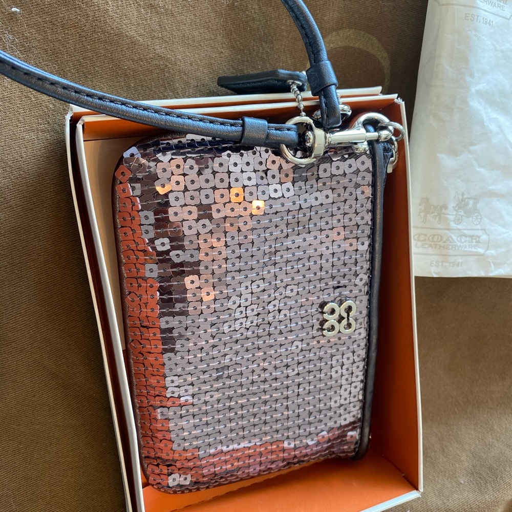 Sequin Wristlet